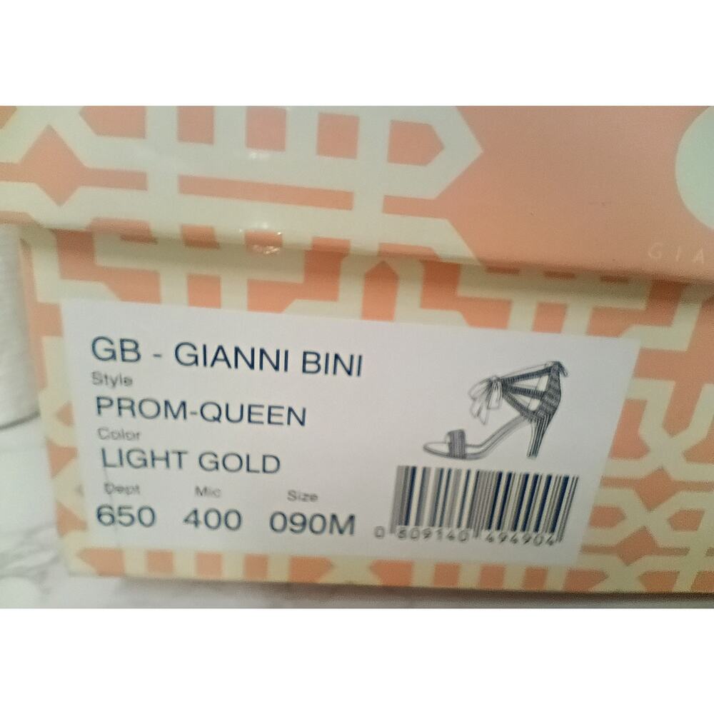GIANNI BINI "Prom Queen" Strappy Rhinestone Stiletto Sandals - NEW - Picture 5 of 6
